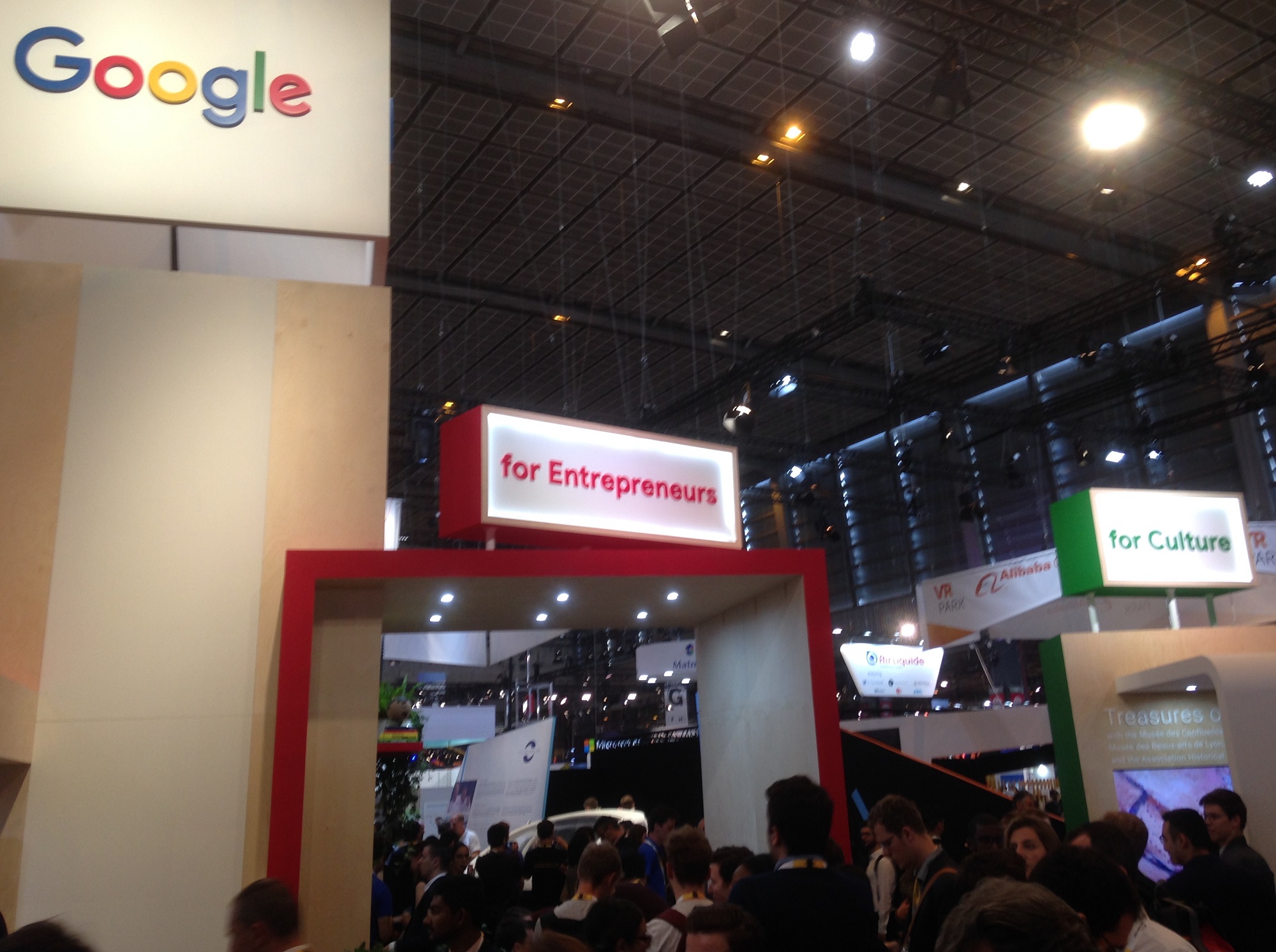 Le stand Google
