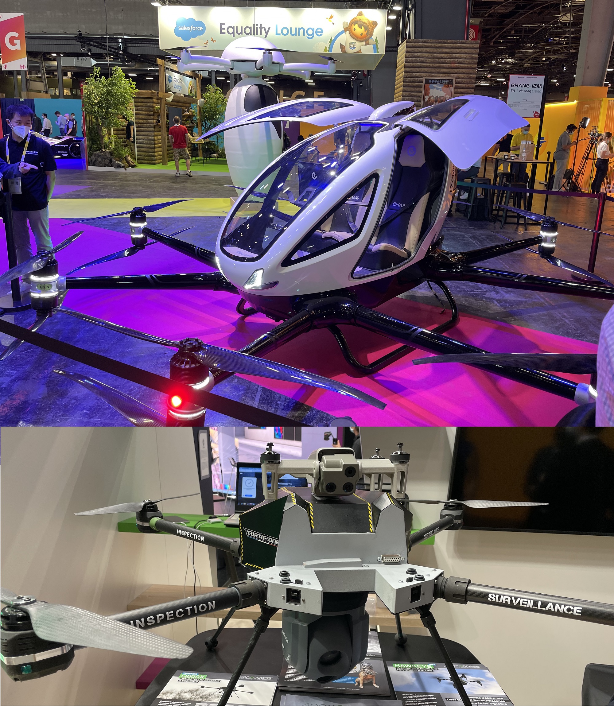 Drones à Vivatech 2021