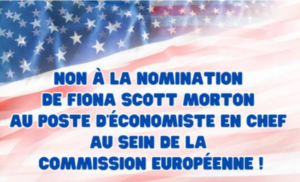 Nomination de Fiona Scott Morton à la Commission européenne