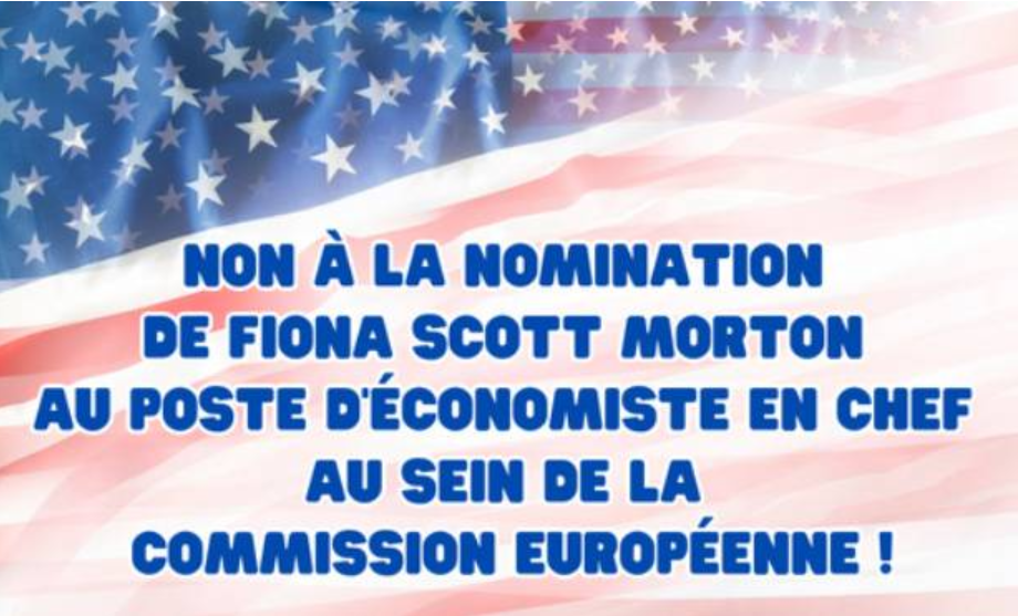Pétition contre la nomination de Fiona Scott Morton