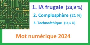 IA frugale, élu mot numérique 2024